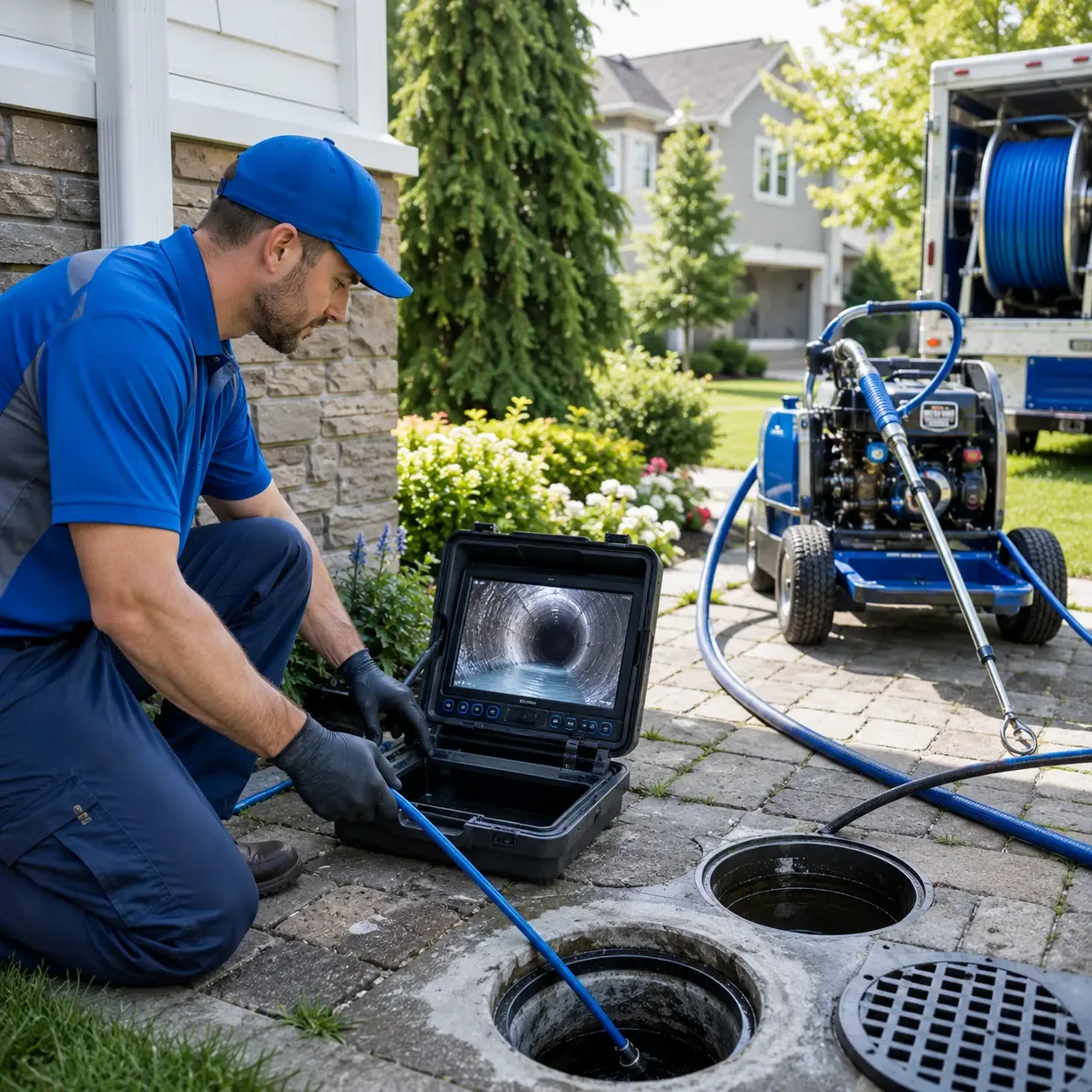 Outdoor drain cleaning professionals serving Stark, KS